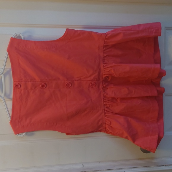 Kate Spade pink peplum top - Picture 3 of 3